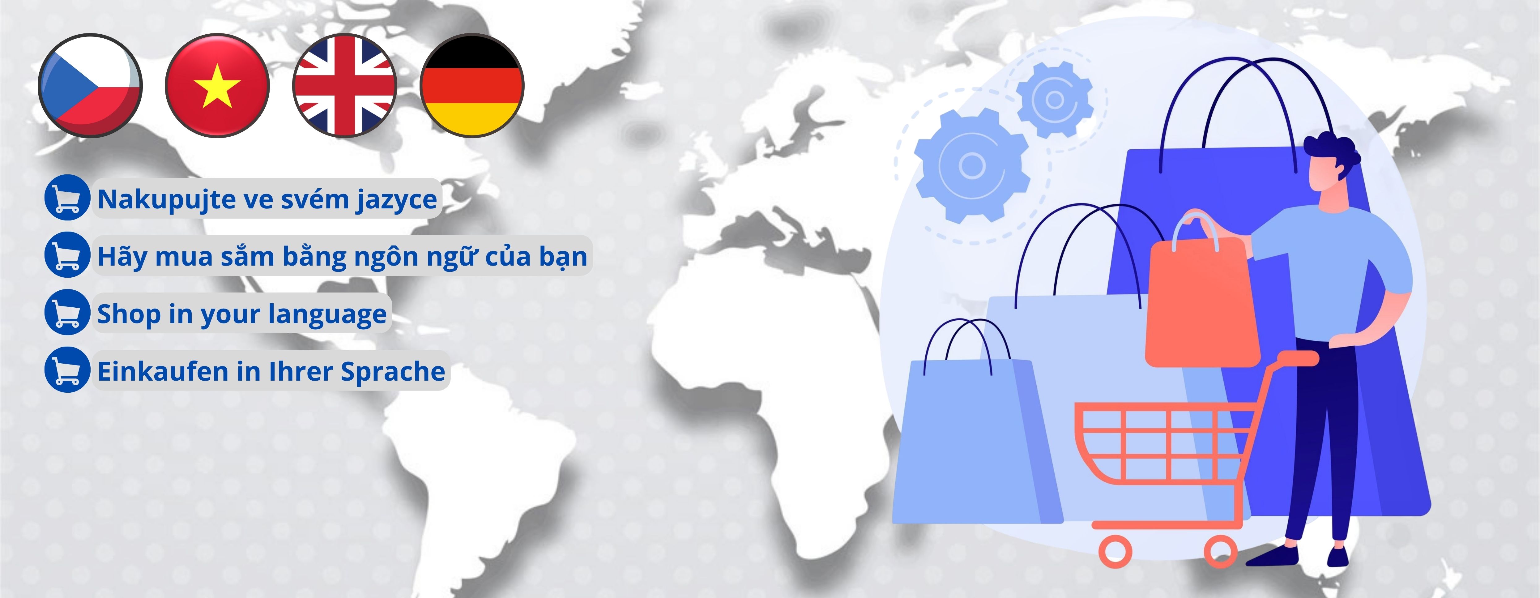 Multilanguage banner